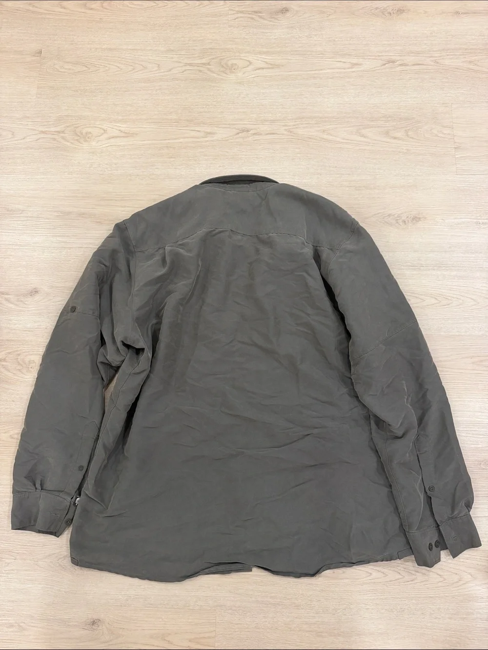The North Face XXL Men's Olive Button-Up Jacket Shirt